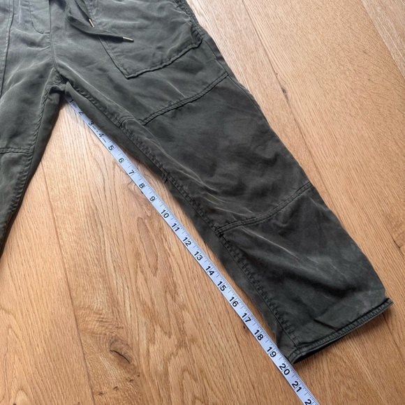 Aritzia Wilfred Free OLIVE Green Lyocell Valletta‎ Overalls Jumpsuit XXS - Picture 14 of 17